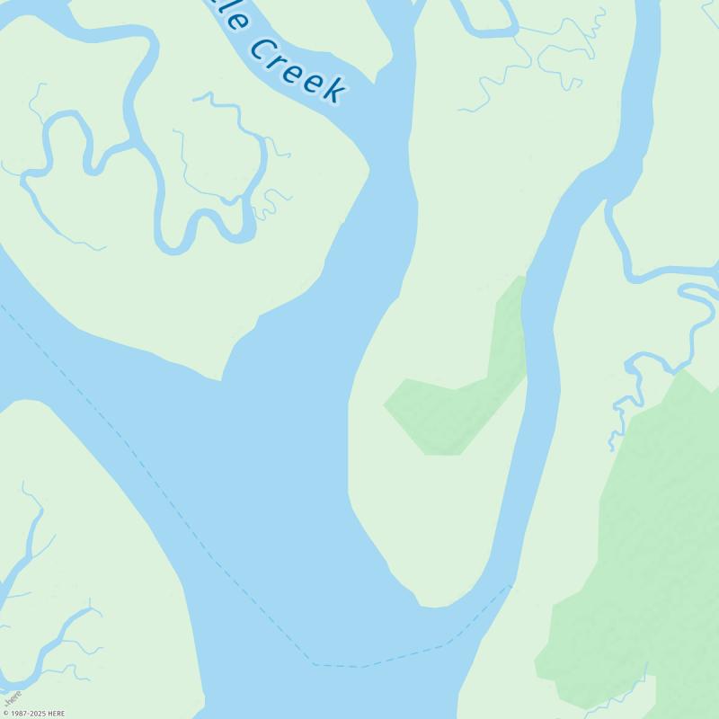 Tide times for Old Tea Kettle Creek (Daymark 173)
