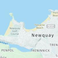 Map of Newquay