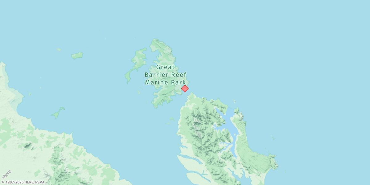 Map of Reef Point