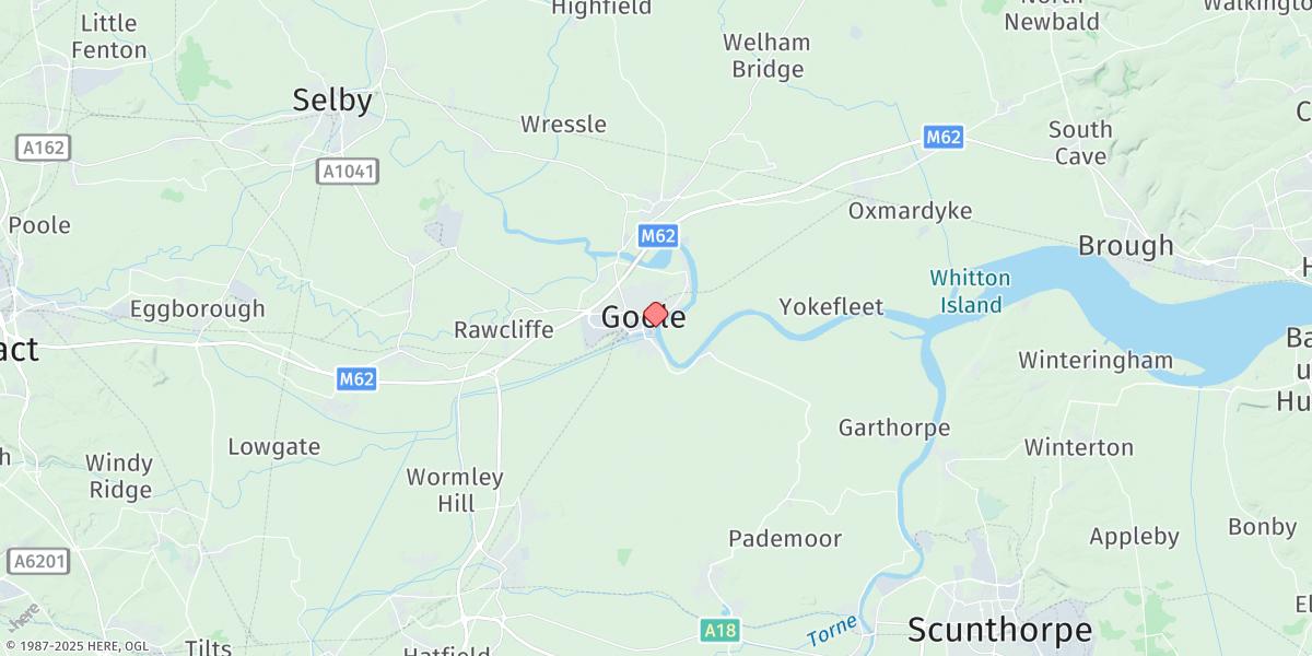 Map of Goole