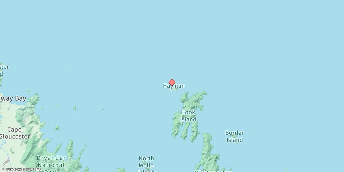 Map of Hayman Island
