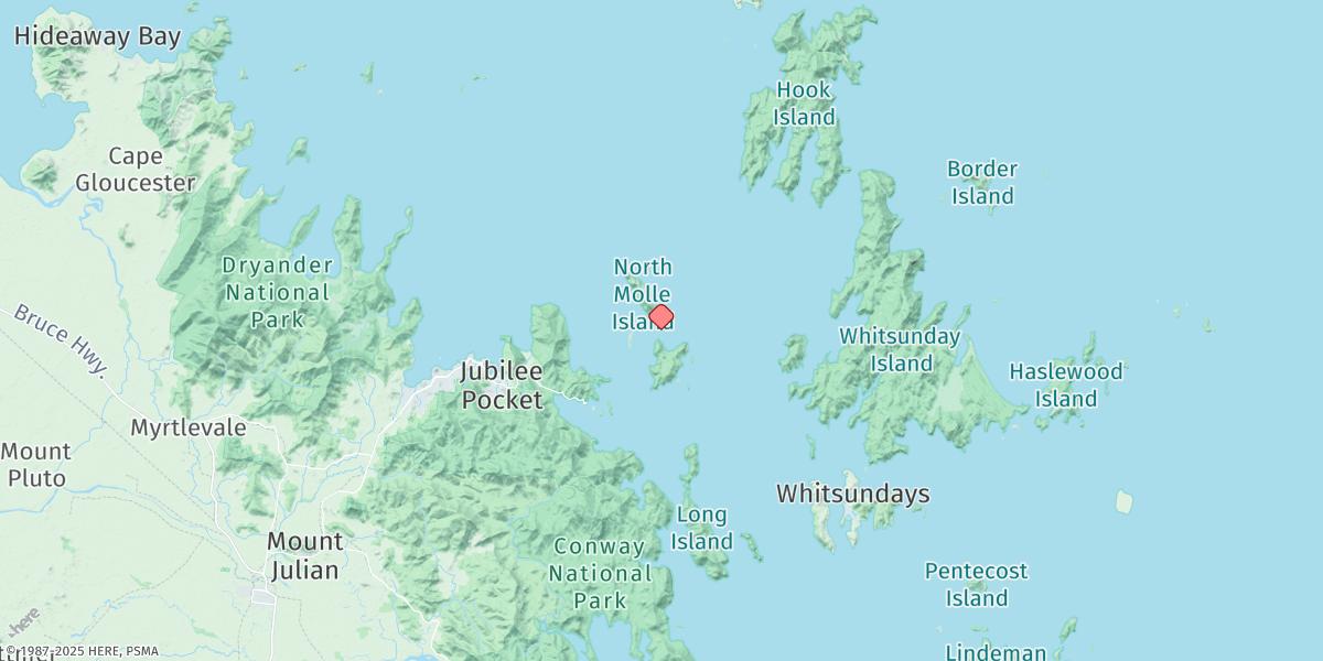 Map of Molle Island