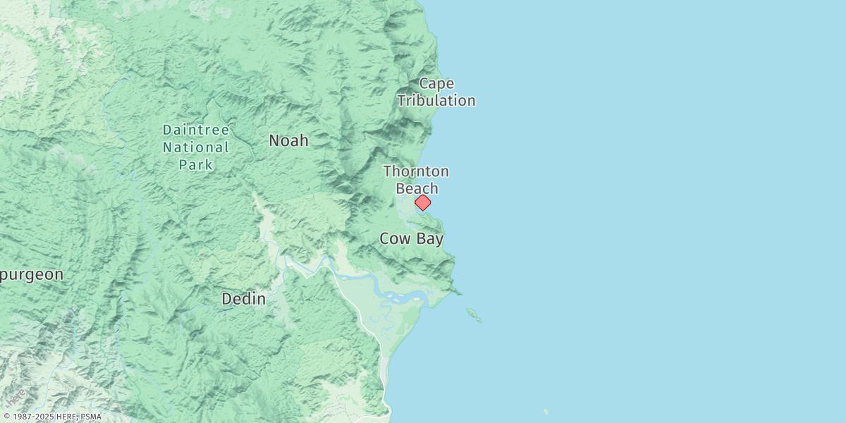 Map of Bailay Creek