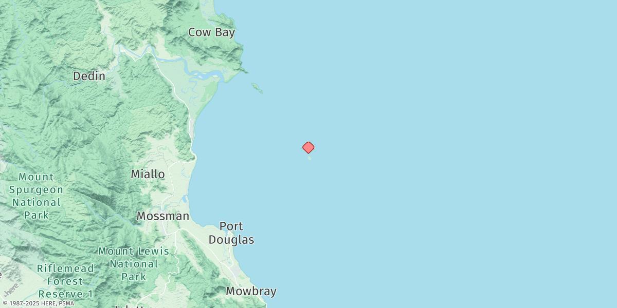 Map of Low Islets