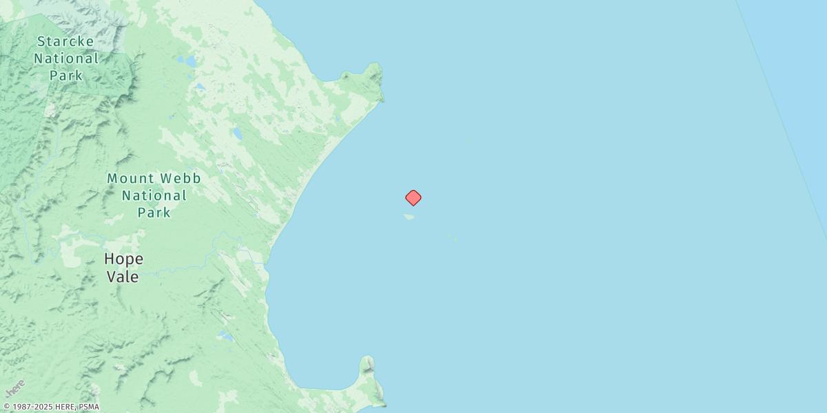 Map of Low Wooded Island