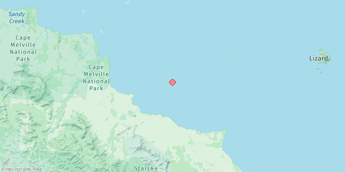 Map of East Petherbridge Island