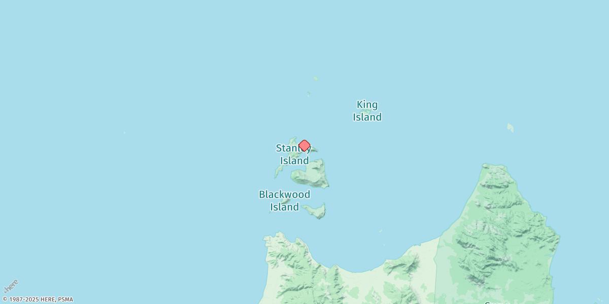 Map of Stanley Island