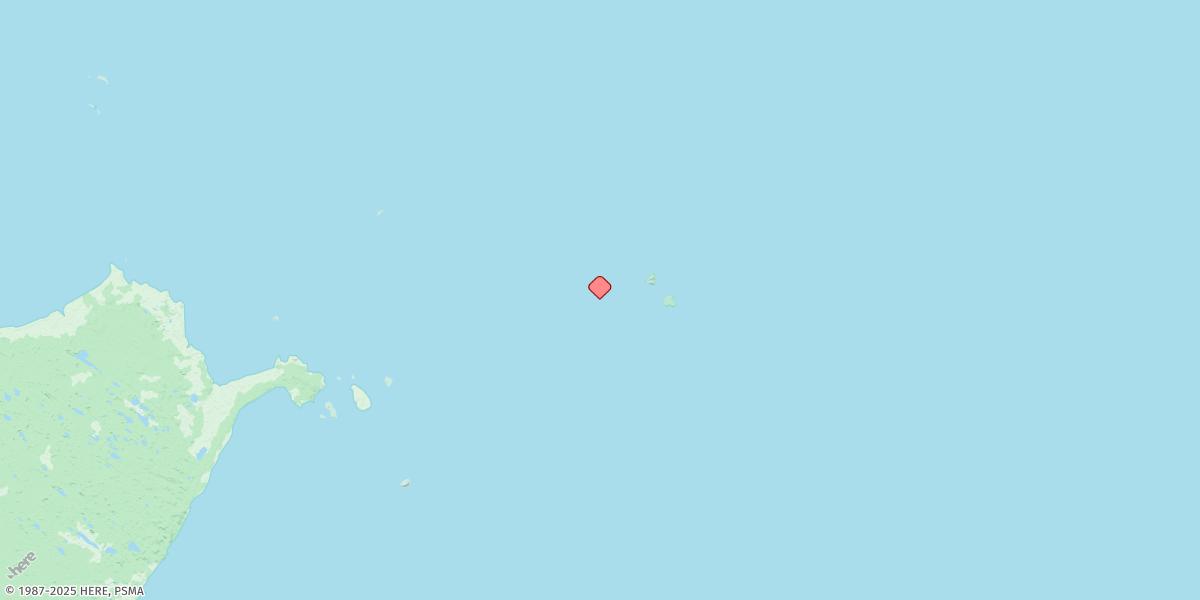 Map of Sir Charles Hardy Island
