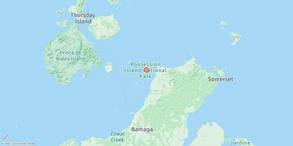 Map of Possession Island