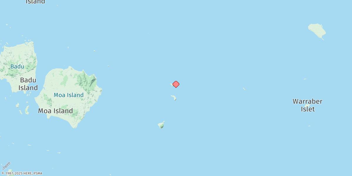 Map of Suarji Island