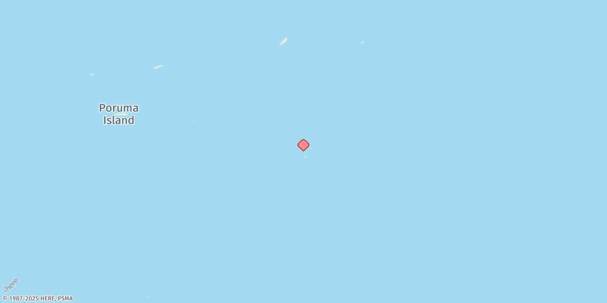 Map of Half Way Island