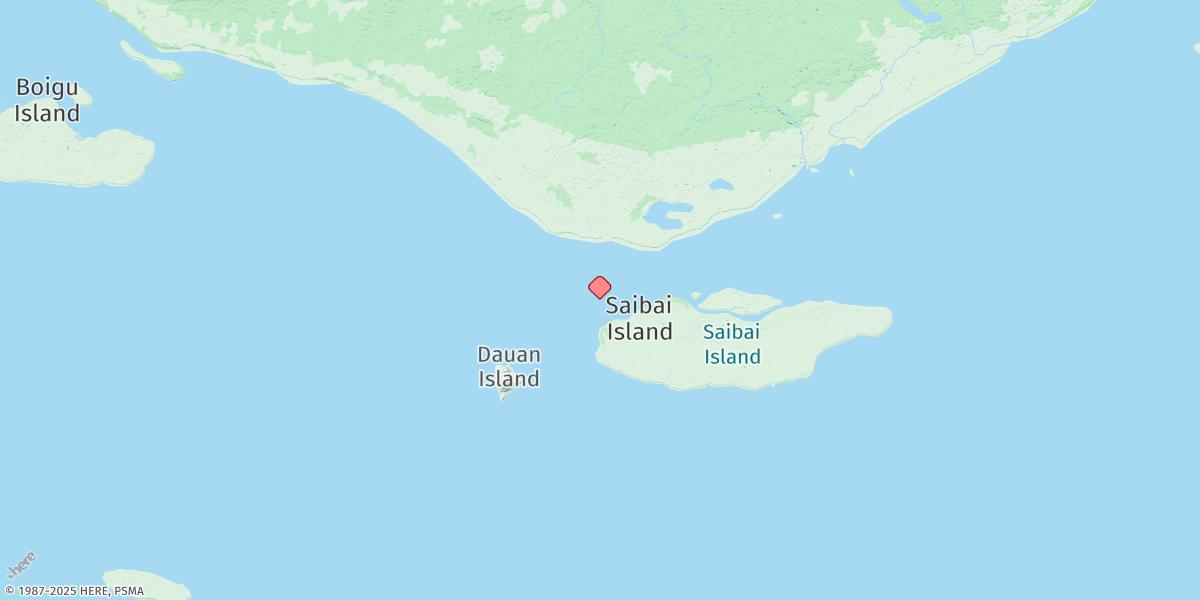 Map of Saibai Island