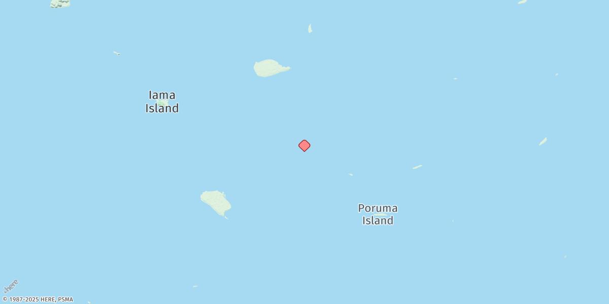 Map of Dungeness Reef