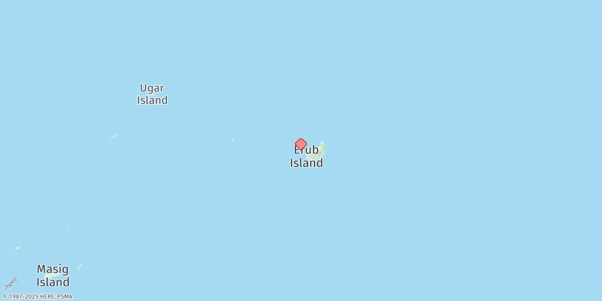 Map of Darnley Island Barge