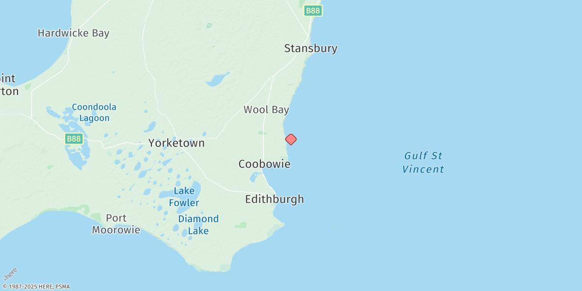 Map of Port Giles