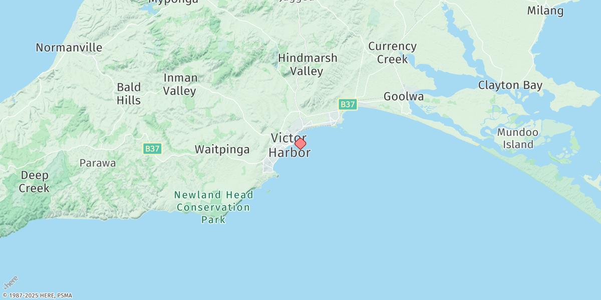 Map of Victor Harbor