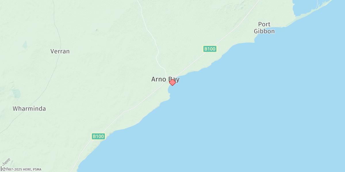 Map of Arno Bay
