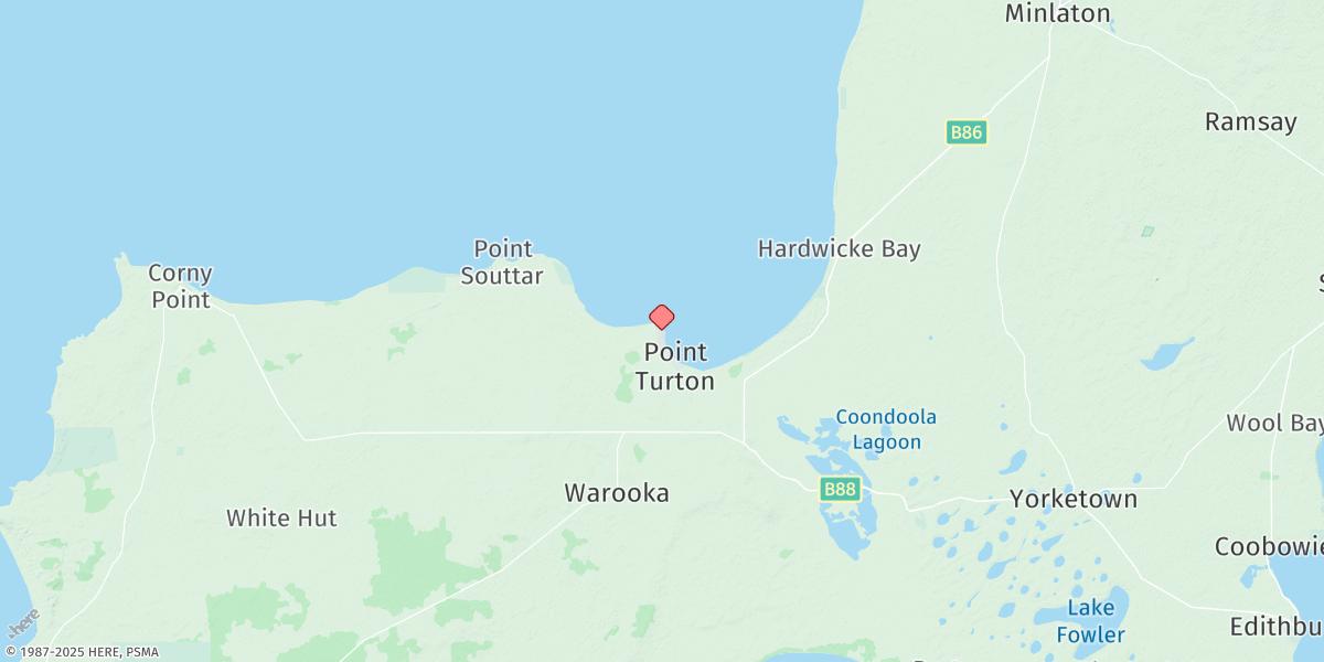 Map of Point Turton