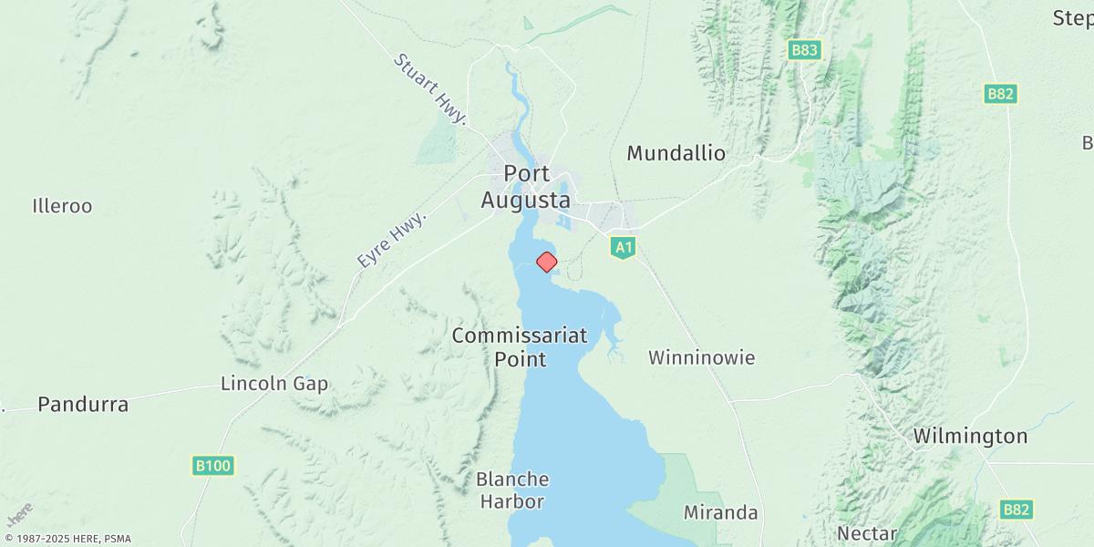 Map of Port Augusta