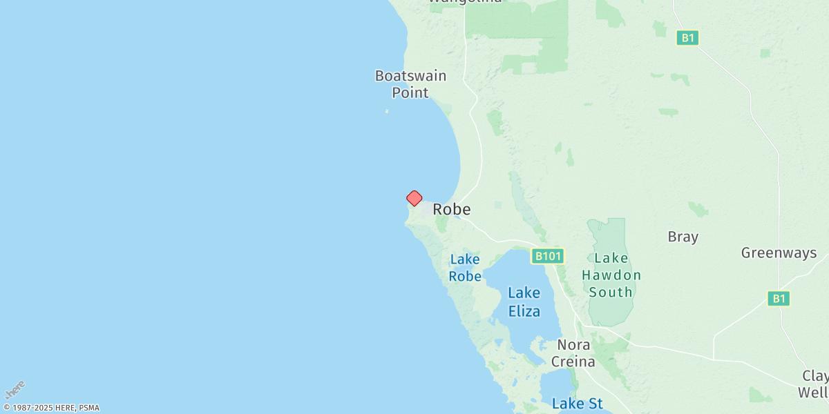 Map of Robe