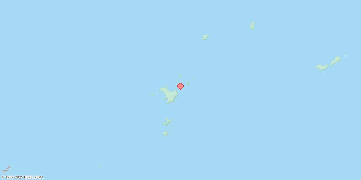 Map of St Francis Island