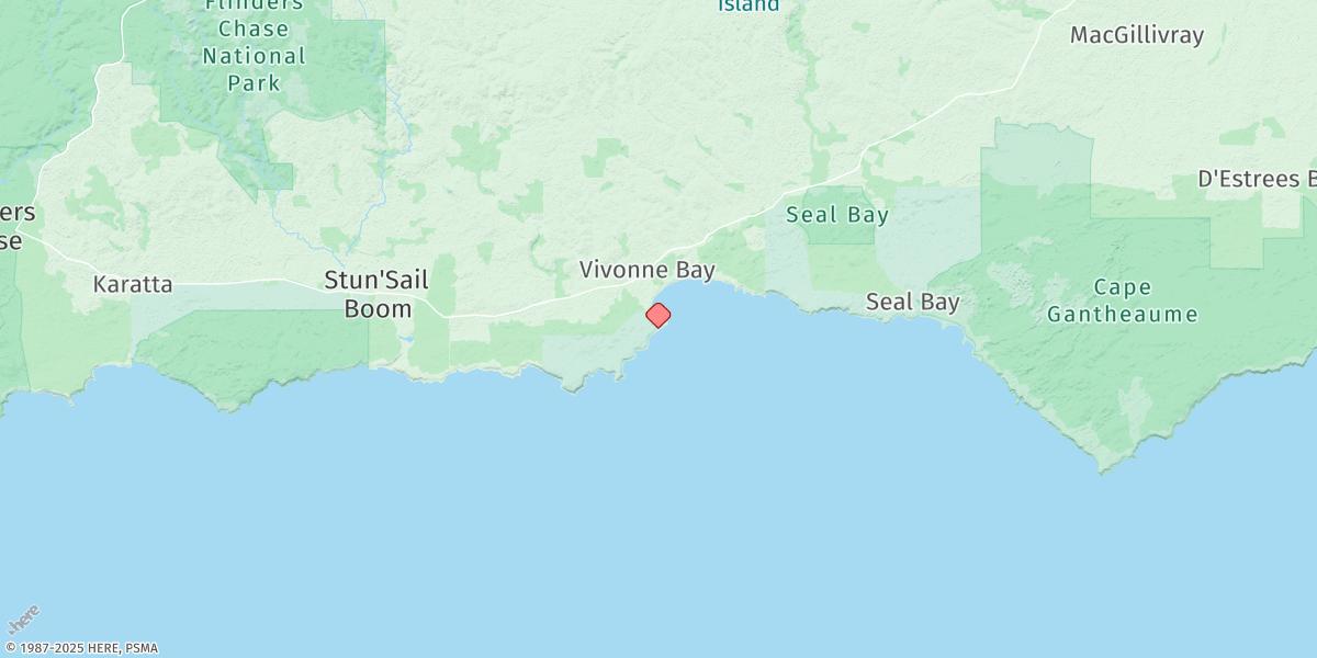 Map of Vivonne Bay