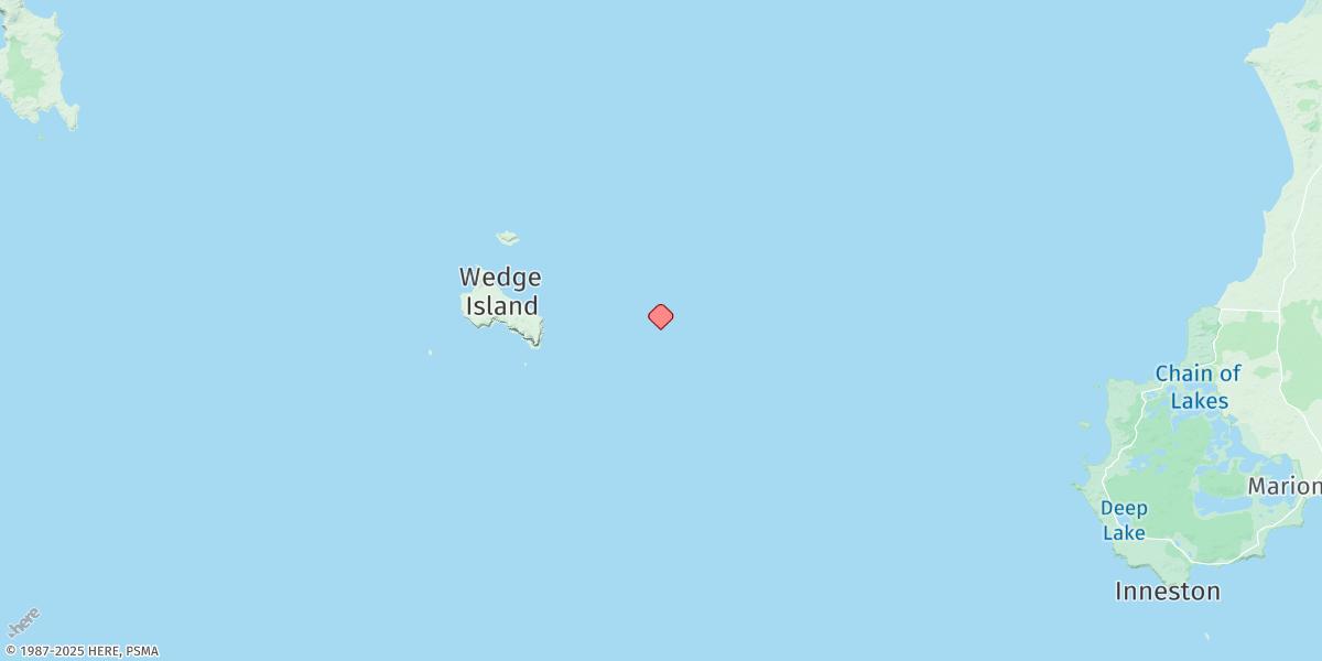 Map of Wedge Island Mooring