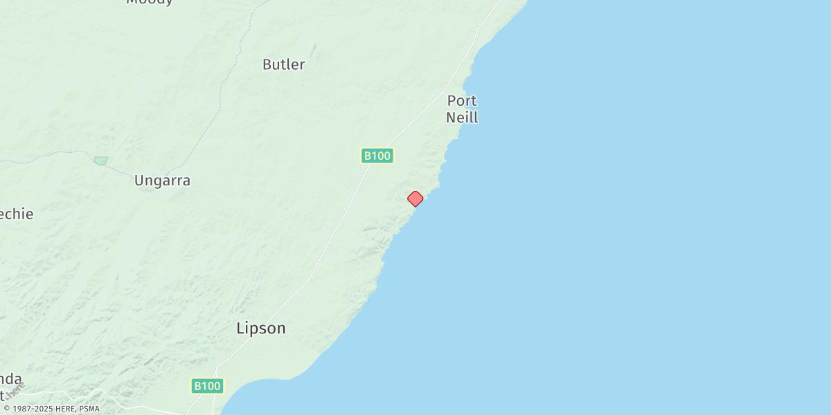 Map of Cape Hardy