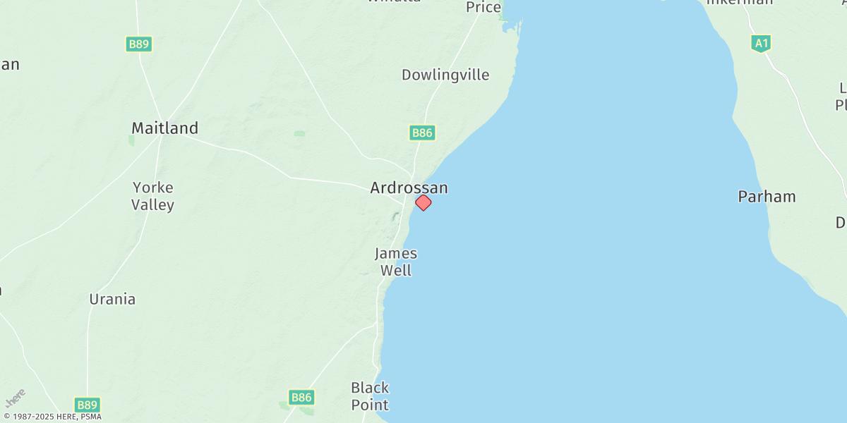 Map of Ardrossan