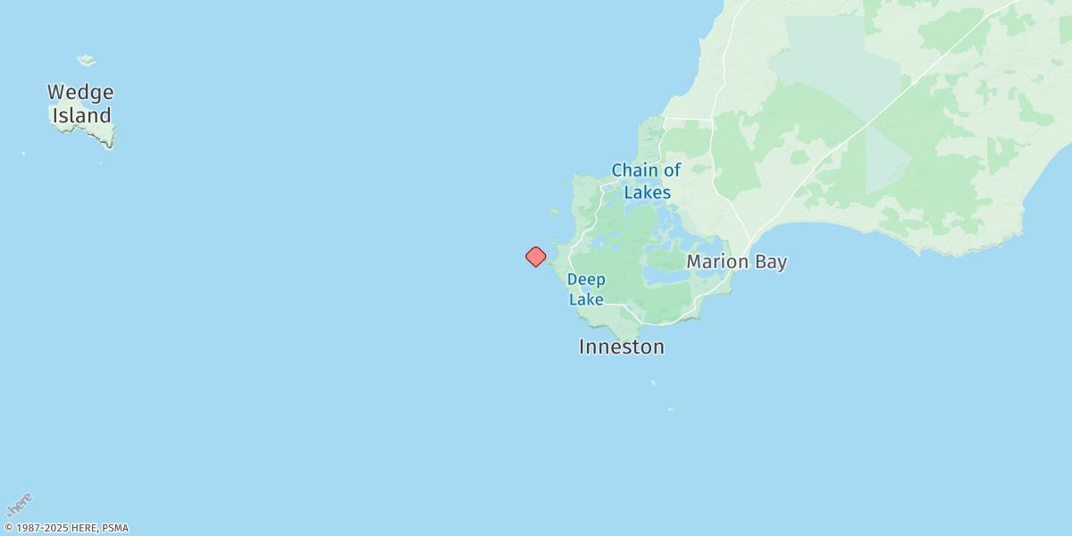 Map of Pondalowie Bay