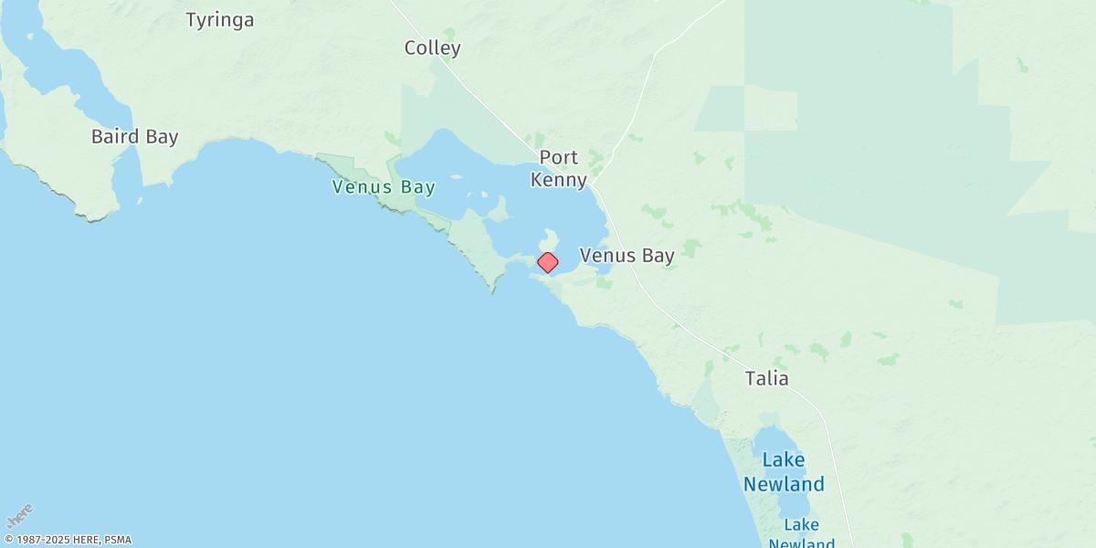 Map of Venus Bay