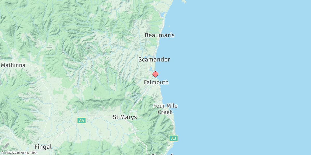Map of Falmouth