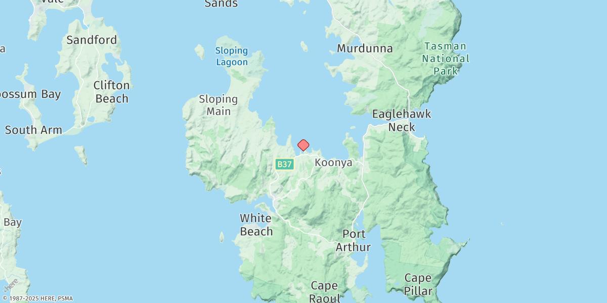 Map of Impression Bay