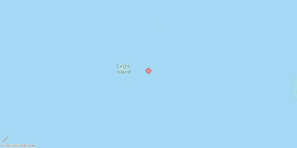 Map of Curtis Island