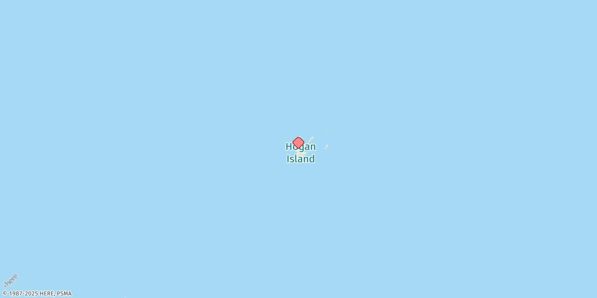 Map of Hogan Island