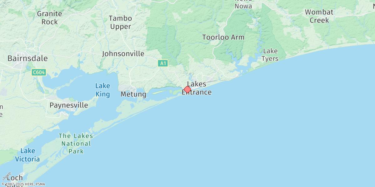 Map of Impression Bay
