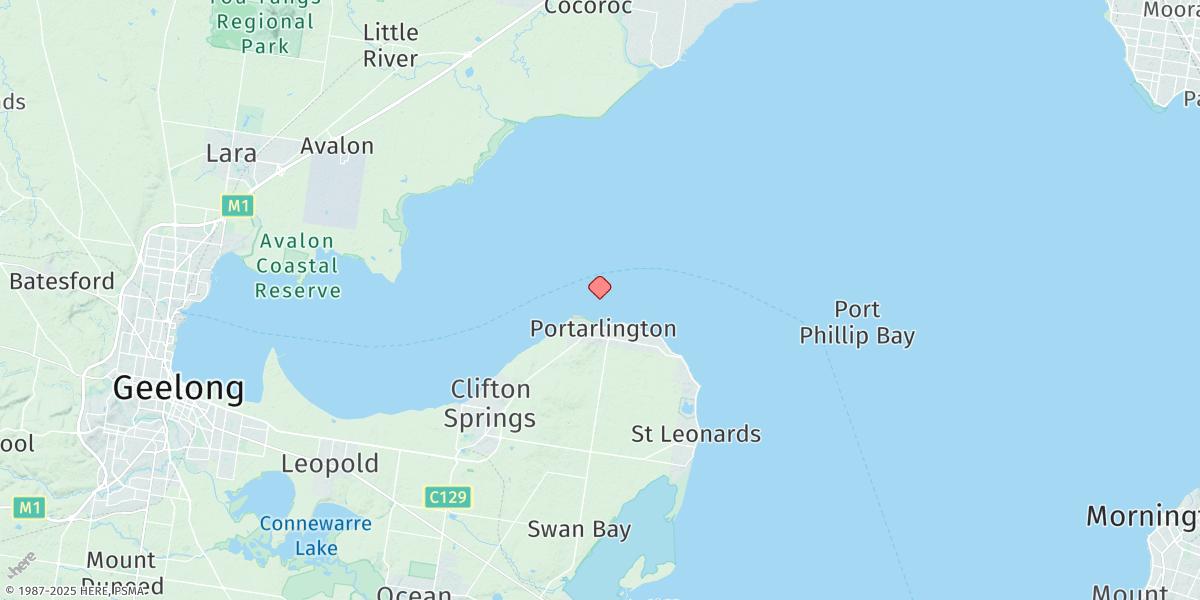 Map of Point Richards (Corio Bay)