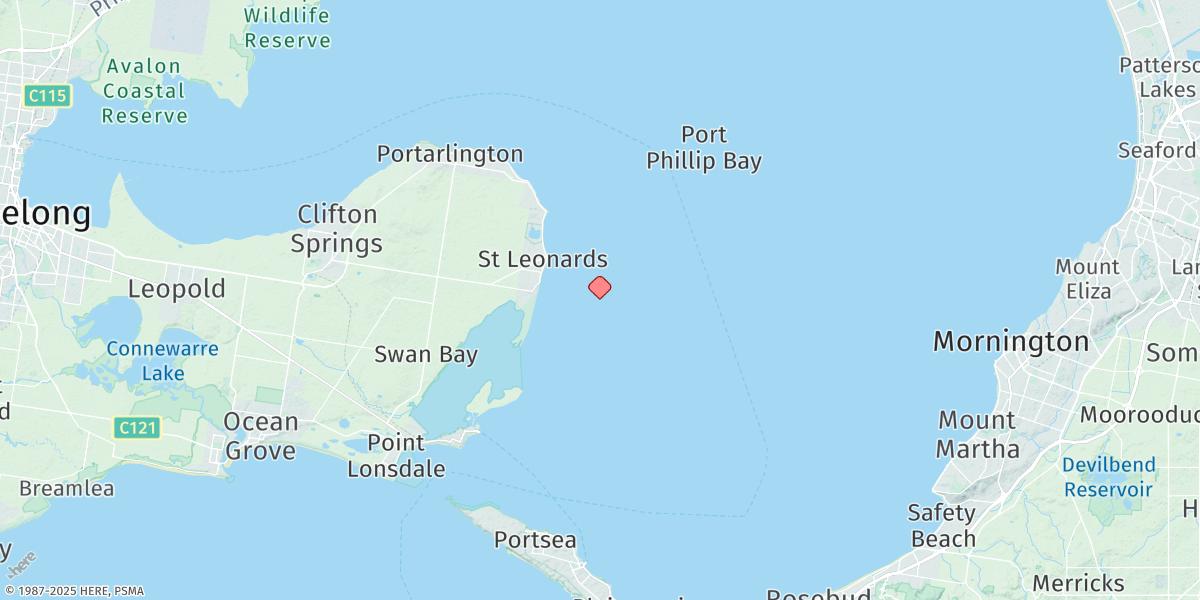 Map of West Channel Pile