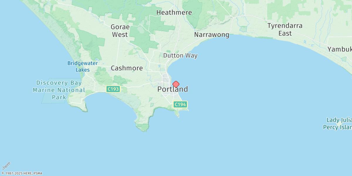 Map of Portland