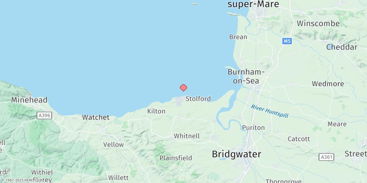 Map of Hinkley Point