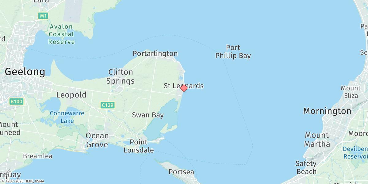 Map of St Leonards