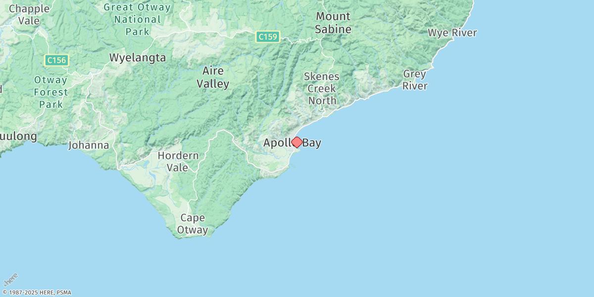 Map of Apollo Bay