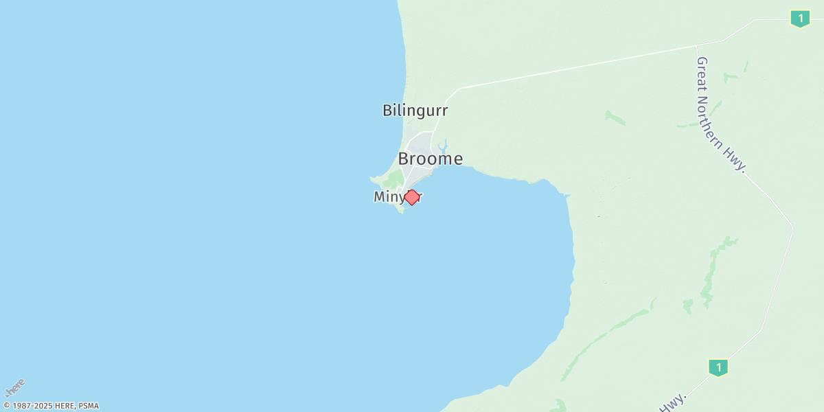 Map of Broome