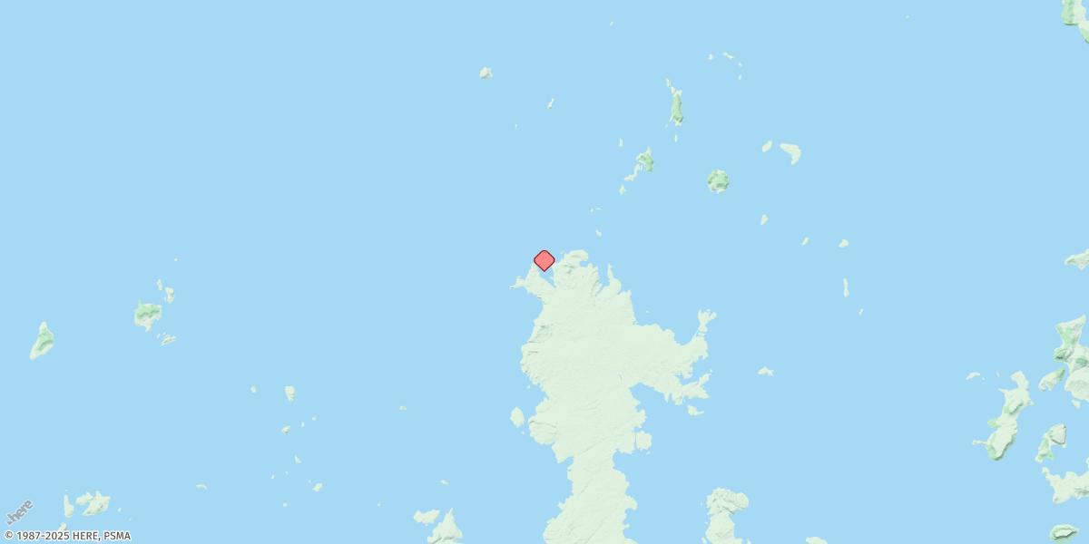 Map of Cape Voltaire (Krait Bay)