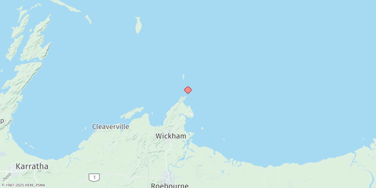 Map of Port Walcott (Cape Lambert)