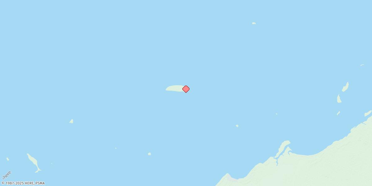 Map of Thevenard Island