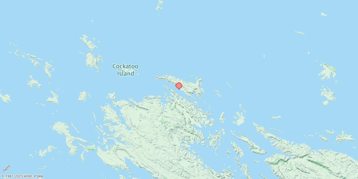 Map of Yampi Sound (Koolan Island)