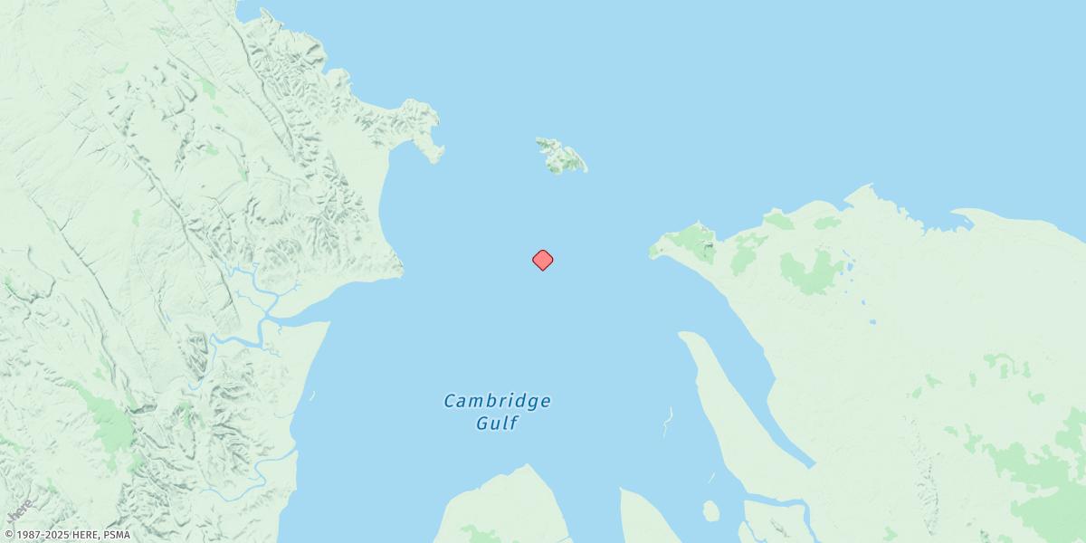 Map of Cape Domett