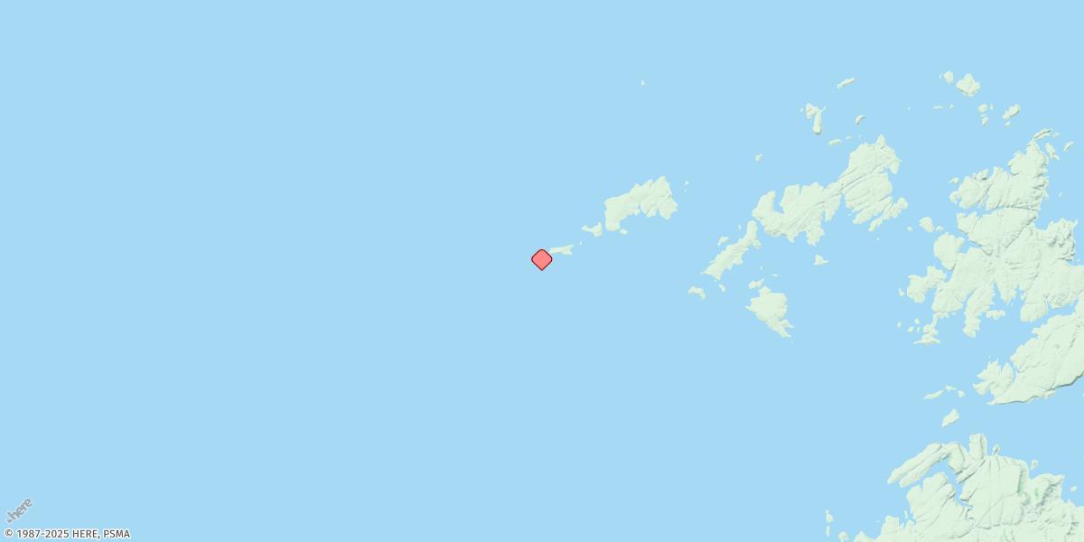 Map of Degerando Island