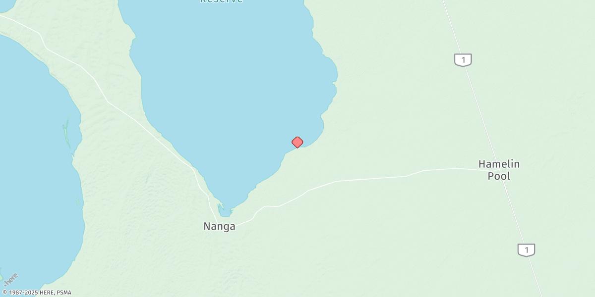 Map of Hamelin Pool